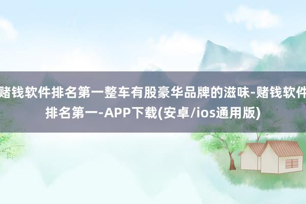 赌钱软件排名第一整车有股豪华品牌的滋味-赌钱软件排名第一-APP下载(安卓/ios通用版)