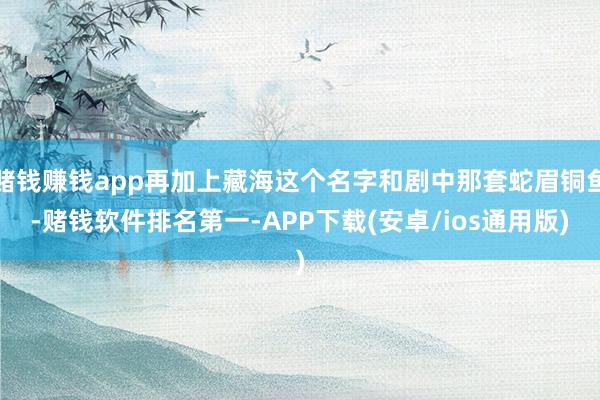 赌钱赚钱app再加上藏海这个名字和剧中那套蛇眉铜鱼-赌钱软件排名第一-APP下载(安卓/ios通用版)