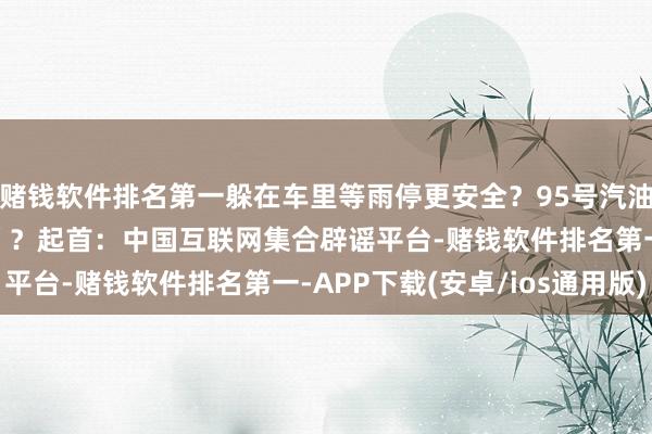 赌钱软件排名第一躲在车里等雨停更安全?95号汽油比92号汽油更“耐烧”?起首:中国互联网集合辟谣平台-赌钱软件排名第一-APP下载(安卓/ios通用版)