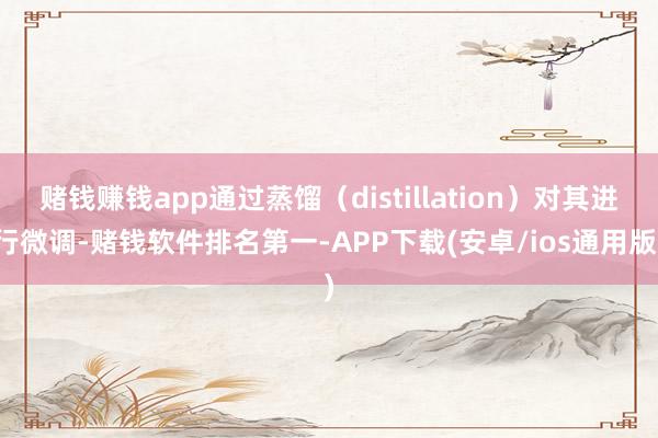 赌钱赚钱app通过蒸馏（distillation）对其进行微调-赌钱软件排名第一-APP下载(安卓/ios通用版)
